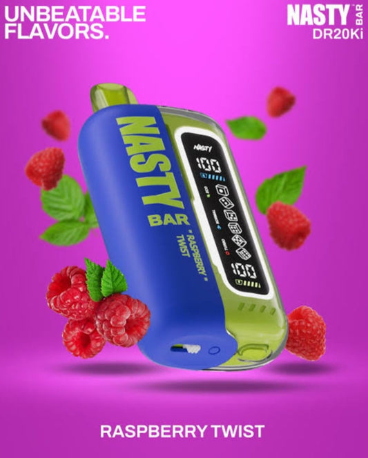 NASTY XL 20000 PUFFS DISPOSABLE VAPE RASPBERRY TWIST