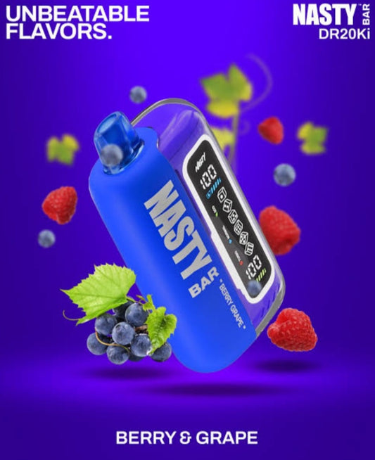 NASTY XL 20000 PUFFS DISPOSABLE VAPE BERRY GRAPE