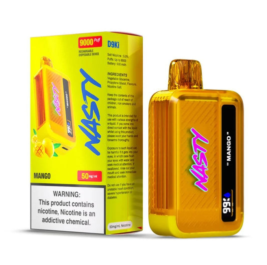 NASTY 9000 PUFFS DISPOSABLE VAPE MANGO