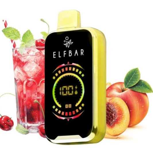 ELFBAR 18000 PUFFS DISPOSABLE VAPE CHERRY PEACH LEMONADE