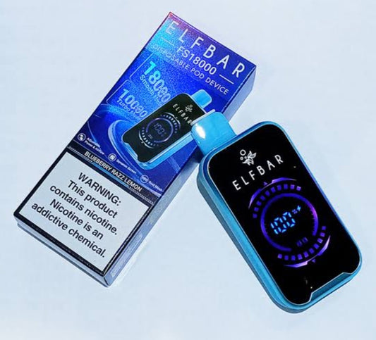 ELFBAR 18000 PUFFS DISPOSABLE VAPE BLUE RAZZ LEMONADE