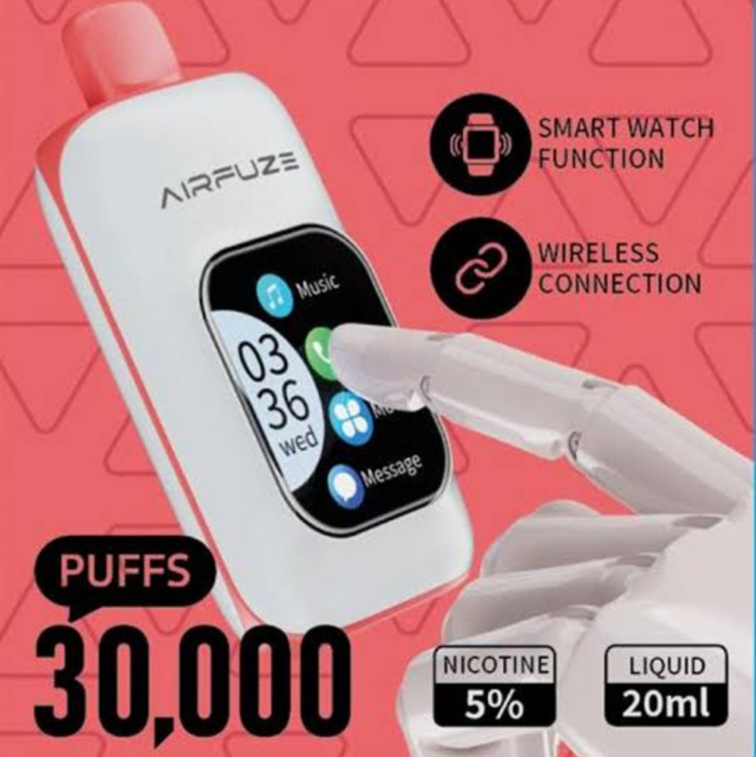 AIRFUZE  SMART VAPE 30000 puffs JUICY PEACH